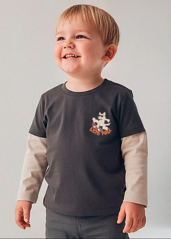 MAYORAL BABY DOUBLE-SLEEVE T-SHIRT