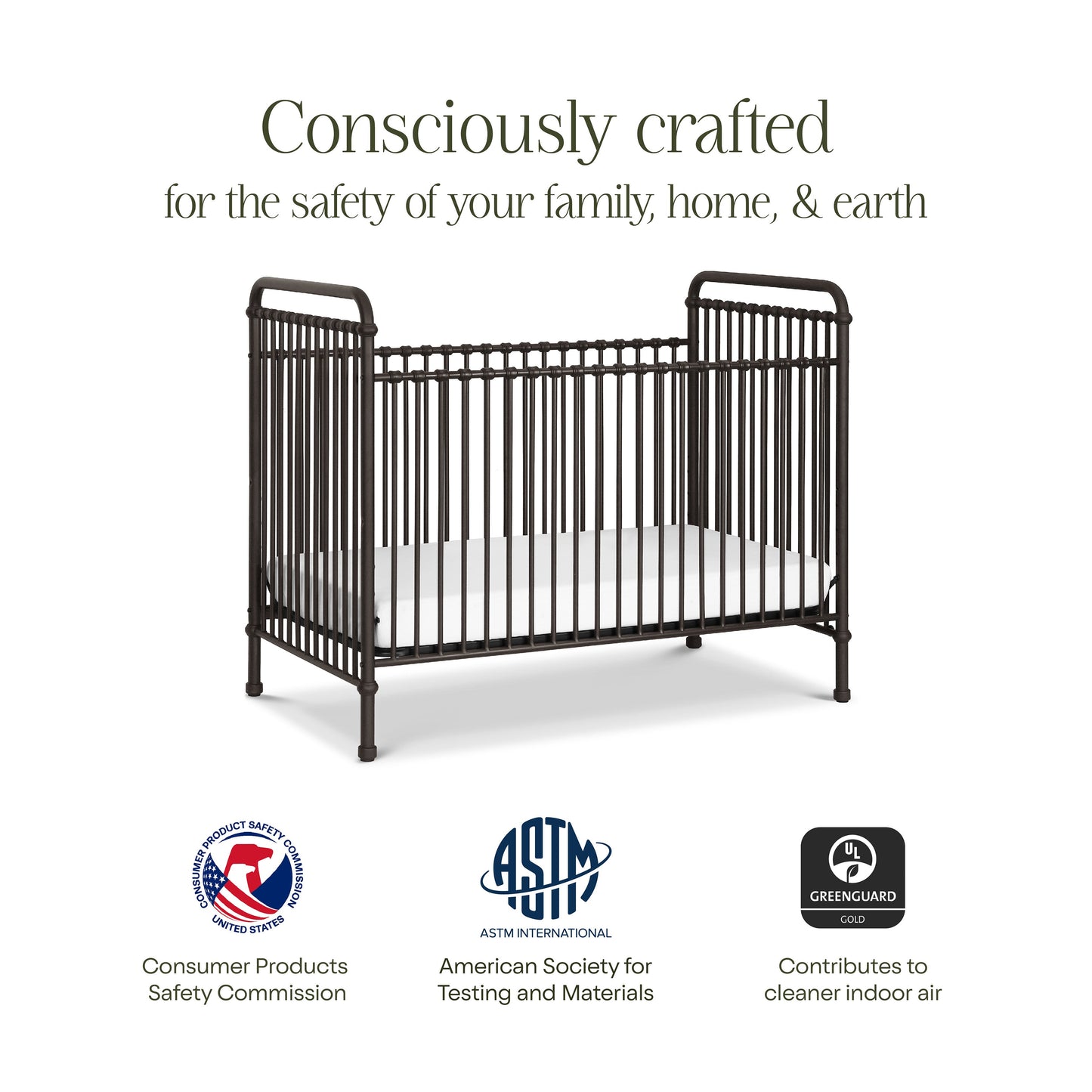 NAMESAKE ABIGAIL 3-IN-1 CONVERTIBLE CRIB