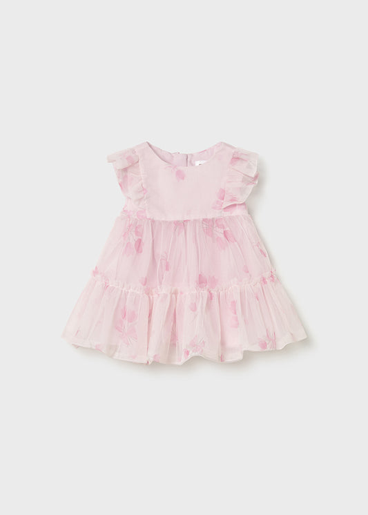 MAYORAL NEWBORN GIRL TULLE DRESS