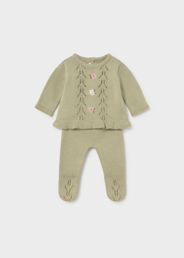 MAYORAL GIRL LEGGINGS AND SWEATER SET
