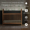 Alouette 3-in-1 Convertible Spindle Crib in Washed Pine