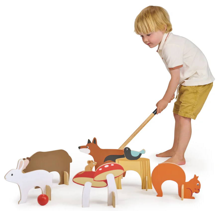 TENDER LEAF WOODLAND INDOOR CROQUET SET