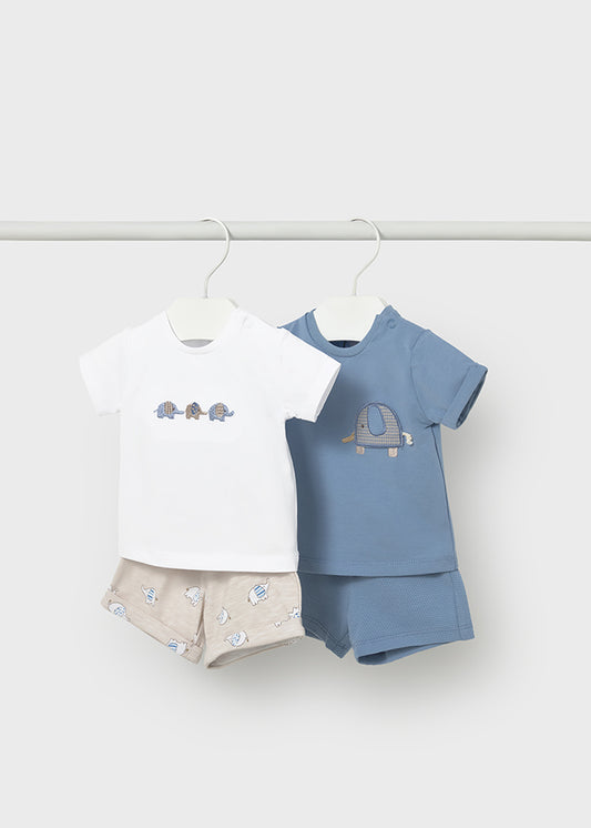 MAYORAL 2 PIECE BOYS SHORT SET