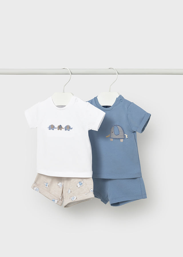 MAYORAL 2 PIECE BOYS SHORT SET