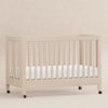 Maki Full-Size Folding Crib w/ Toddler Bed Conversion Kit in Honey