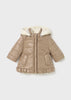 MAYORAL GIRL REVERSIBLE COAT - PEANUT