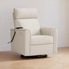 Willa Deluxe Power Glider Recliner w/Heat&Massage in Performance Beach Eco-Weave