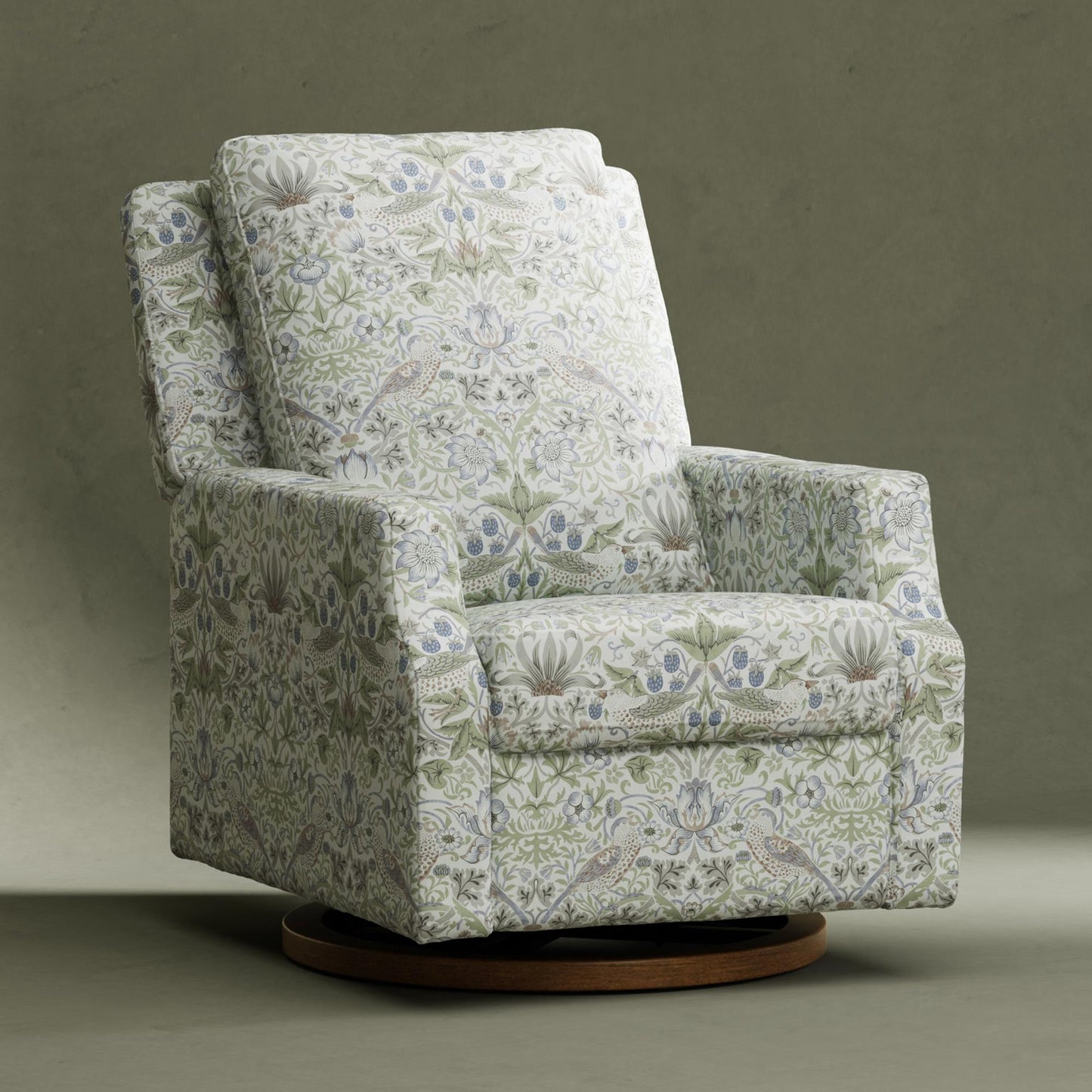 MORRIS & CO. X NAMESAKE CREWE RECLINER AND SWIVEL GLIDER