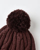 RYLEE + CRU BEANIE -BURGUNDY