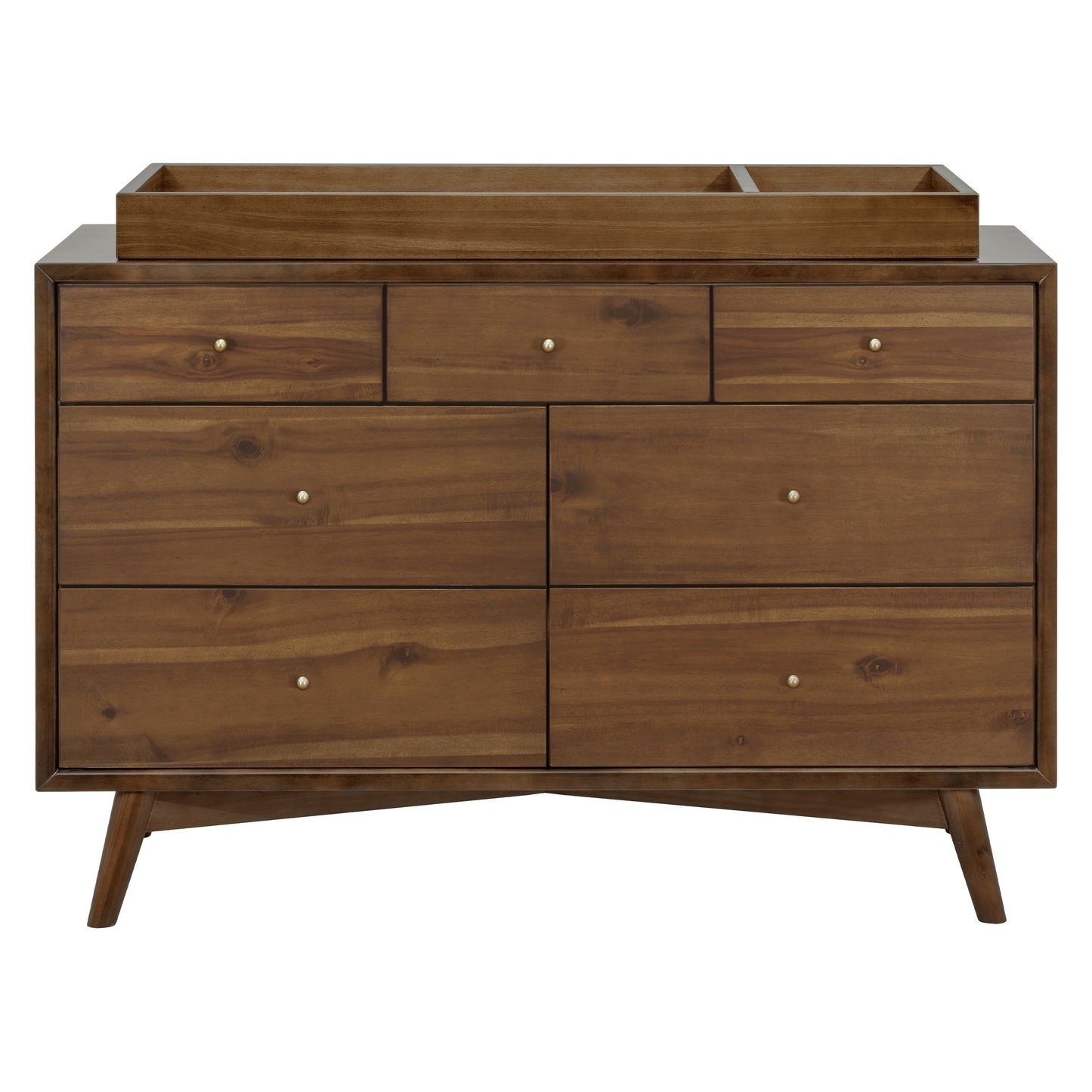 Palma 7-Drawer Double Dresser, Assembled in Warm White