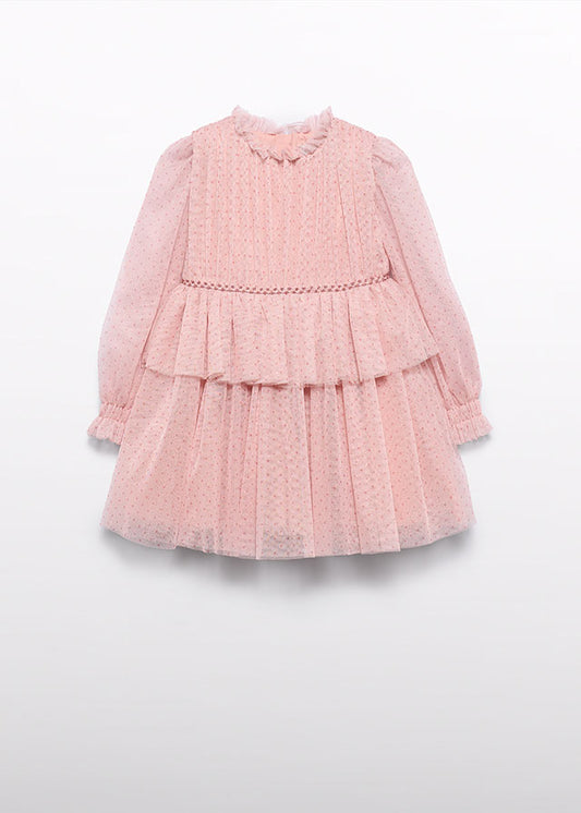 ABEL & LULA GIRL GLITTER TULLE DRESS