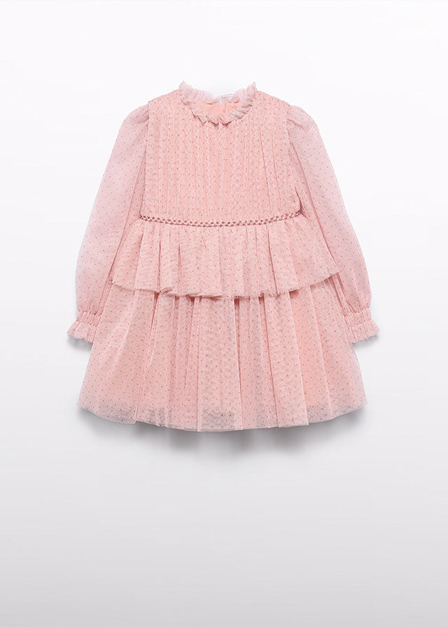 ABEL & LULA GIRL GLITTER TULLE DRESS