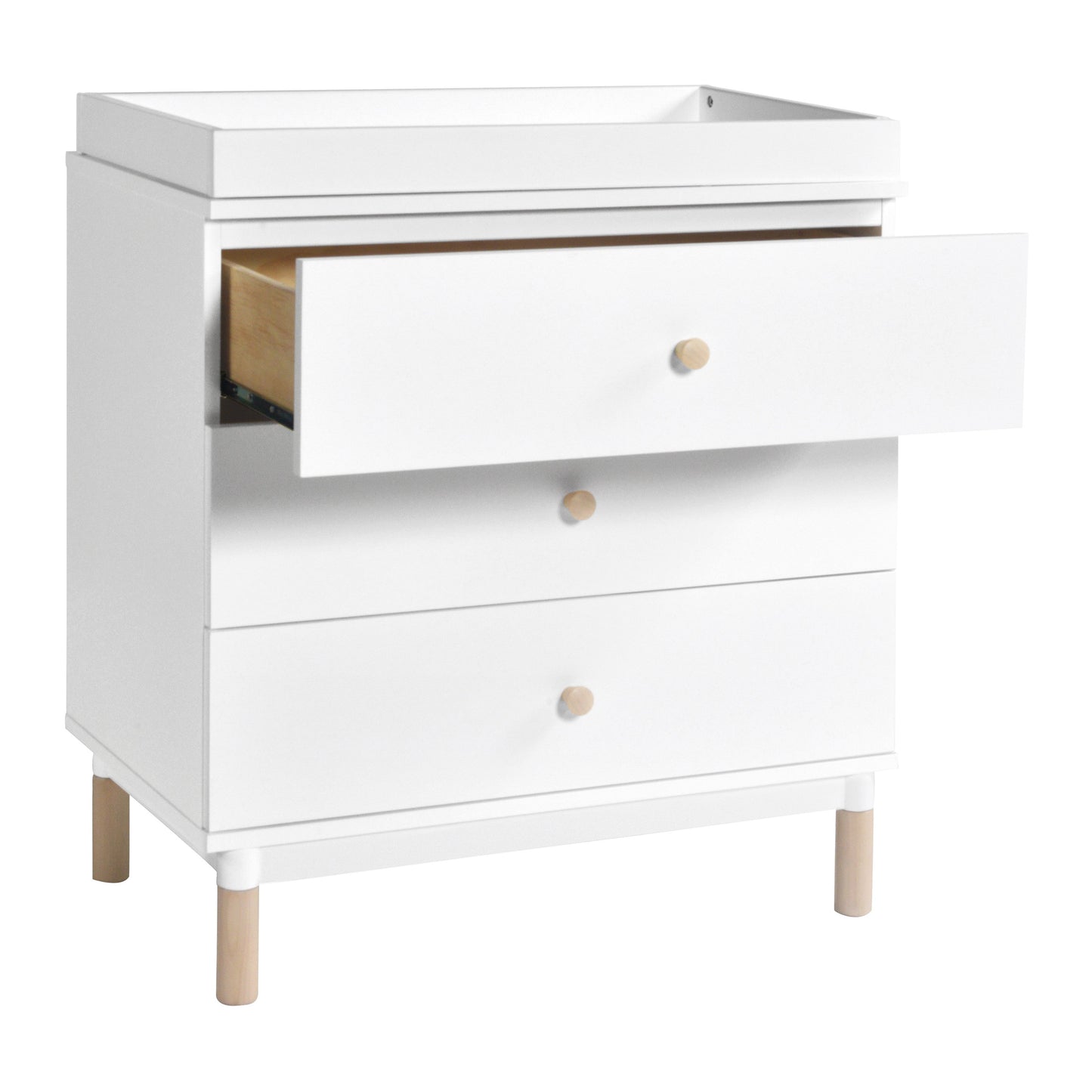 BABYLETTO GELATO 3-DRAWER CHANGER DRESSER WITH REMOVABLE CHANGING TRAY