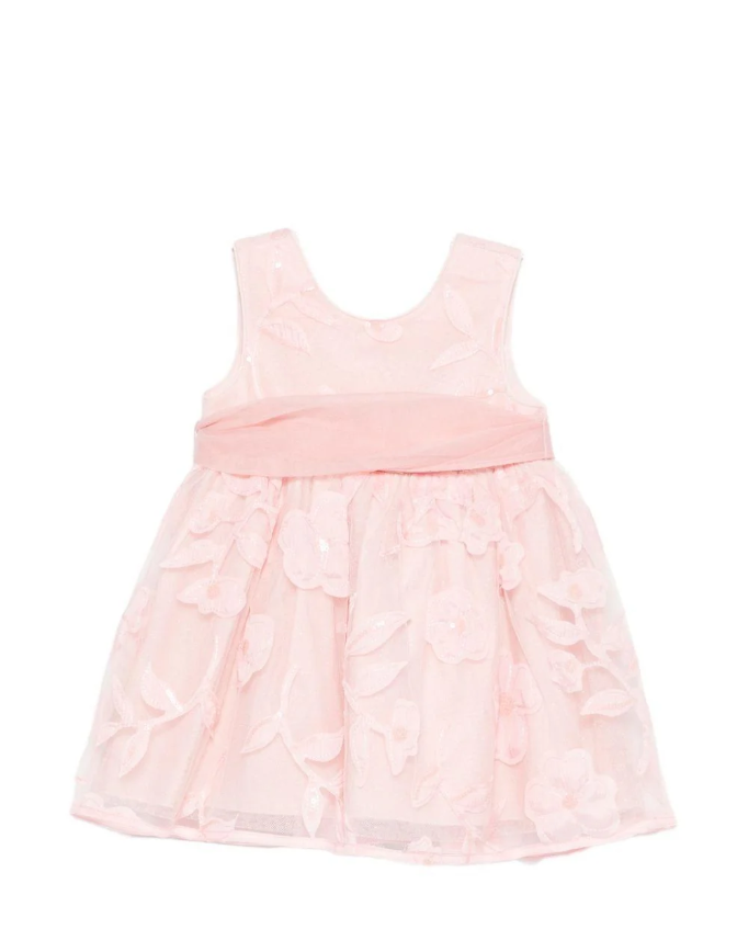 ABEL & LULA  BABY FLORAL DRESS- PINK