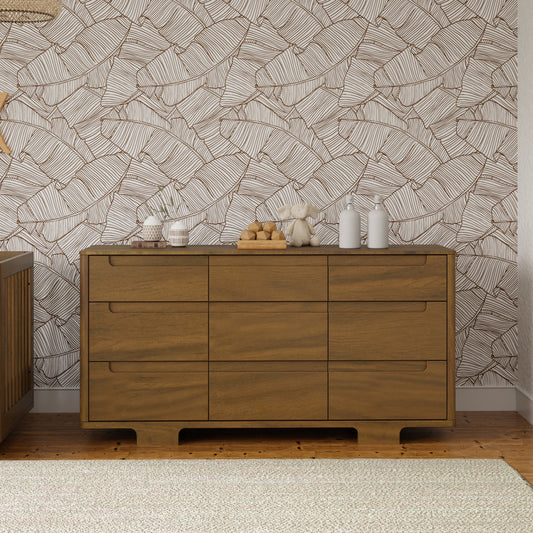 Yuzu 9-Drawer Dresser, Assembled in Natural Walnut