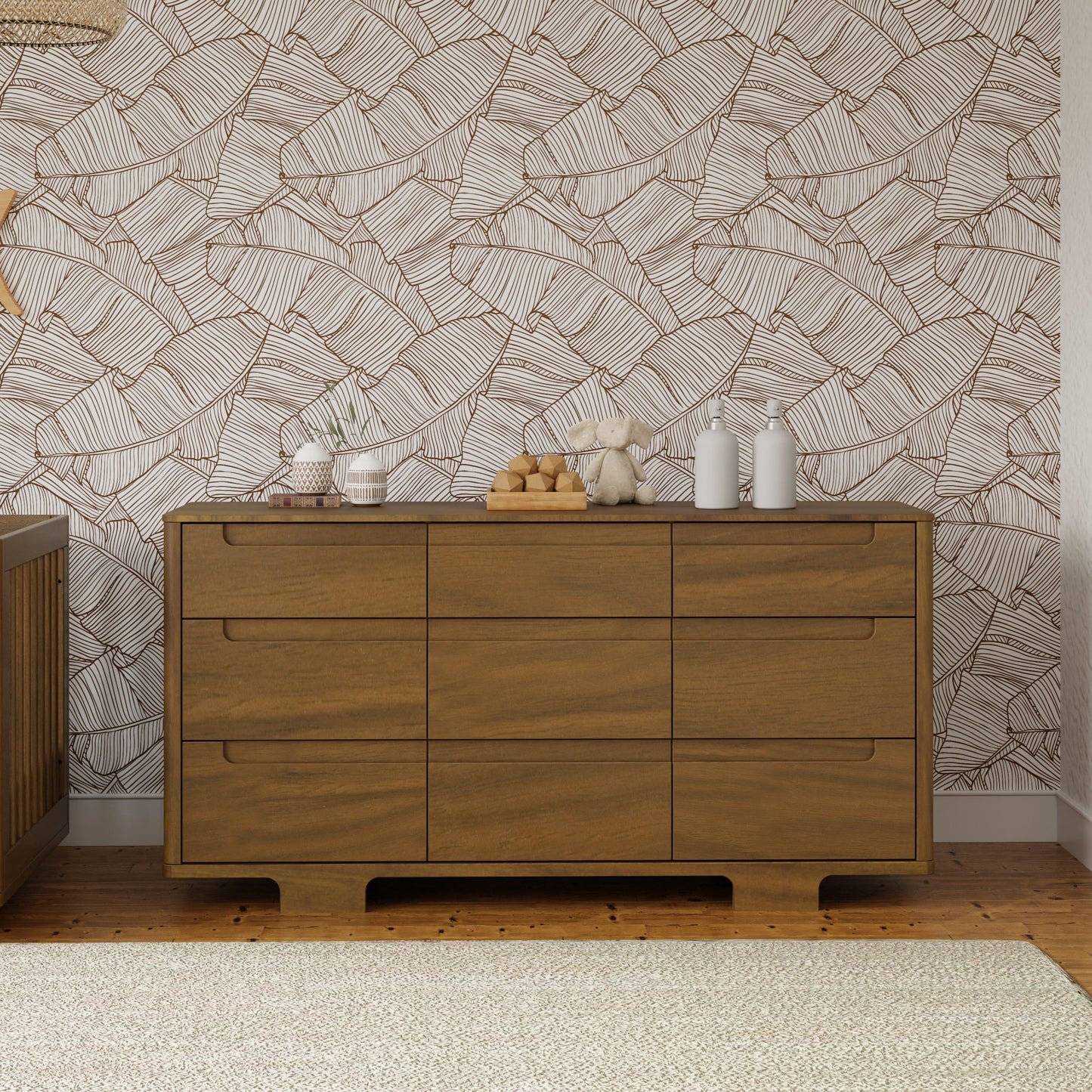 Yuzu 9-Drawer Dresser, Assembled in Natural Walnut