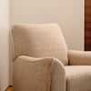 BABYLETTO SUNDAY POWER RECLINER AND SWIVEL GLIDER IN SHEARLING