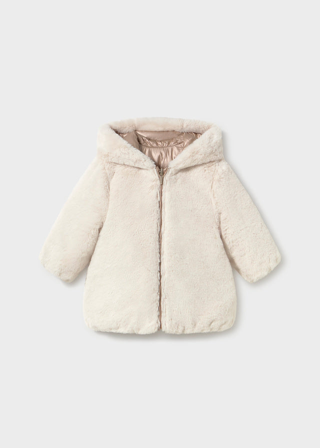 MAYORAL REVERSIBLE FAUX FUR JACKET