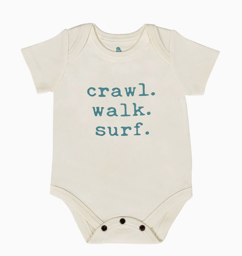 GRAPHIC BODYSUIT - CRAWL WALK SURF