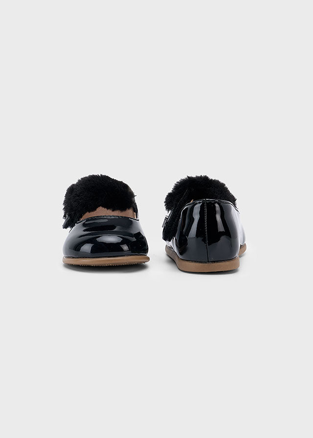 MAYORAL BABY PATENT LEATHER MARY JANES - BLACK
