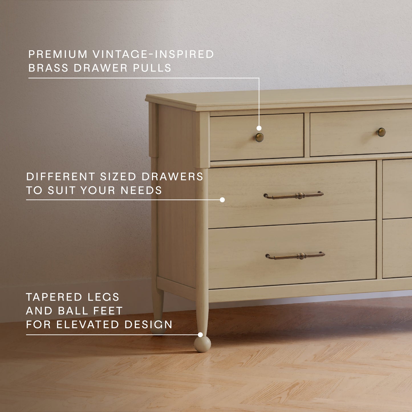 NAMESAKE ALOUETTE 7-DRAWER WIDE DRESSER (56”)