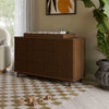 Pogo Tambour Assembled Dresser in Olive