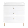 BABYLETTO GELATO 3-DRAWER CHANGER DRESSER WITH REMOVABLE CHANGING TRAY