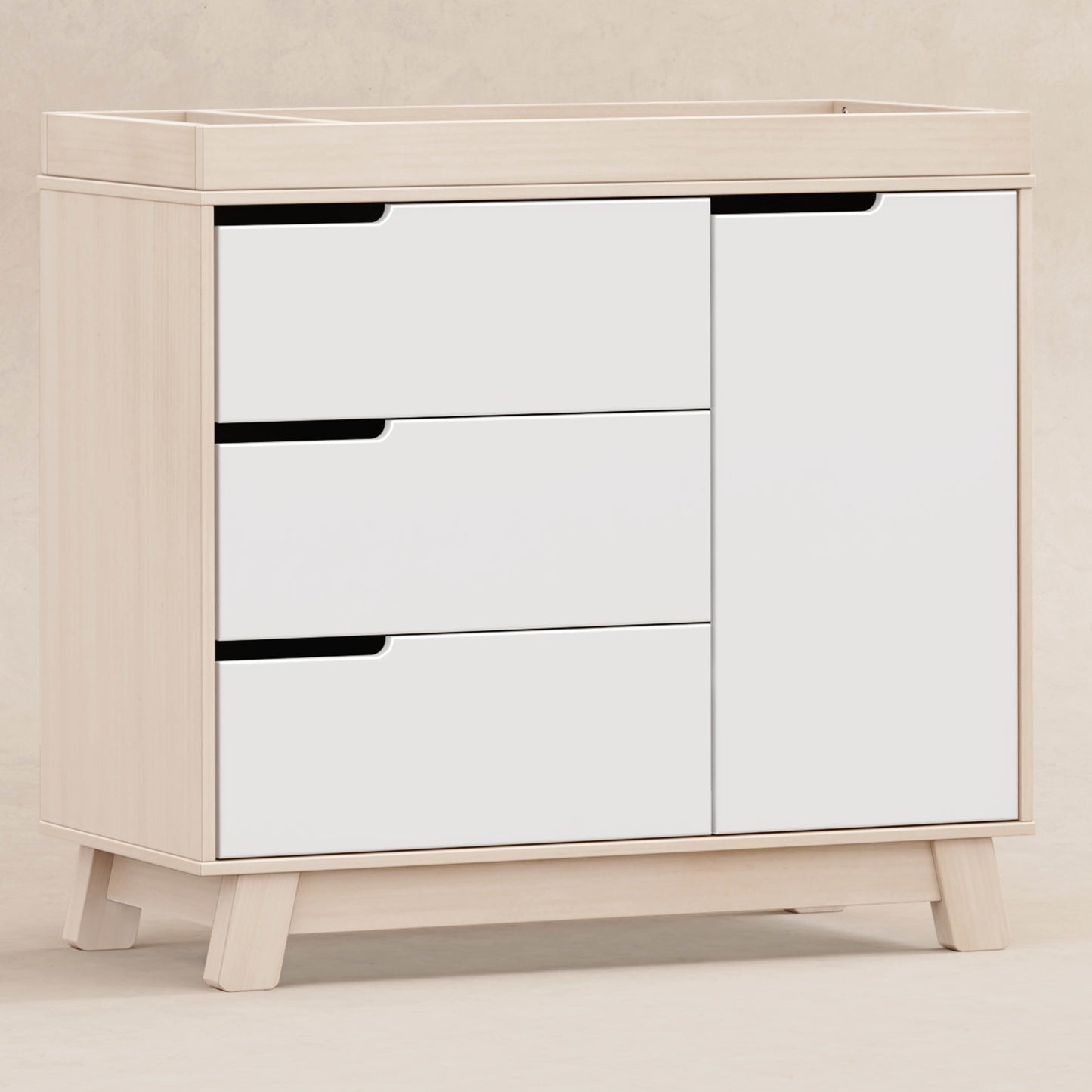 BABYLETTO HUDSON 3-DRAWER CHANGER DRESSER WITH REMOVABLE CHANGING TRAY