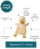 MARY MEYER PUTTY NURSERY YELLOW DUCK LOVEY - 11"