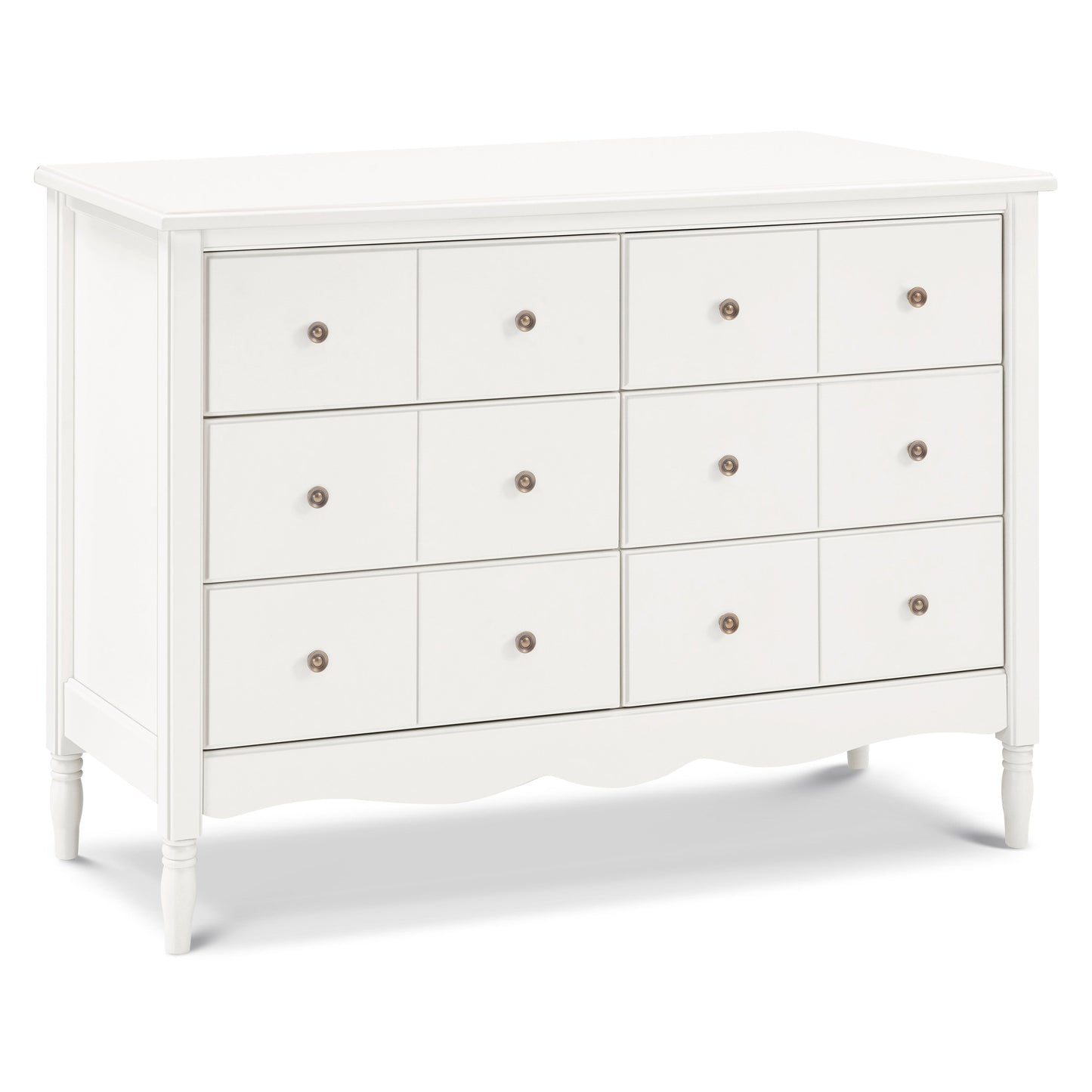 Liberty 6-Drawer Assembled Dresser in Warm White