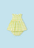 MAYORAL PLAID DRESS WITH BLOOMER SET