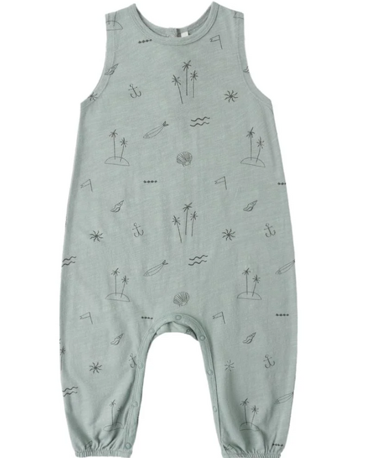 RYLEE + CRU MILLS JUMPSUIT - COASTAL
