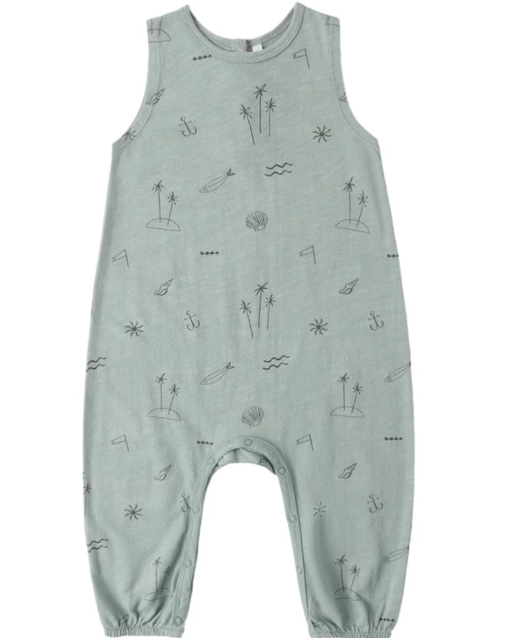 RYLEE + CRU MILLS JUMPSUIT - COASTAL