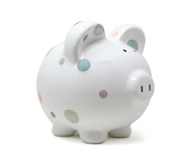 PASTEL MULTI DOT BANK