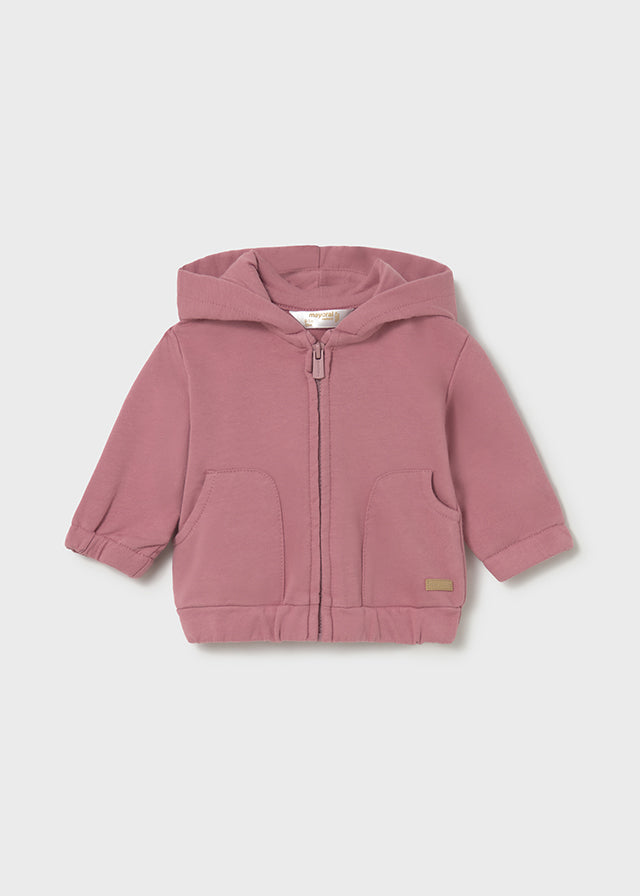 MAYORAL ZIP UP HOODIE POMERGRANATE
