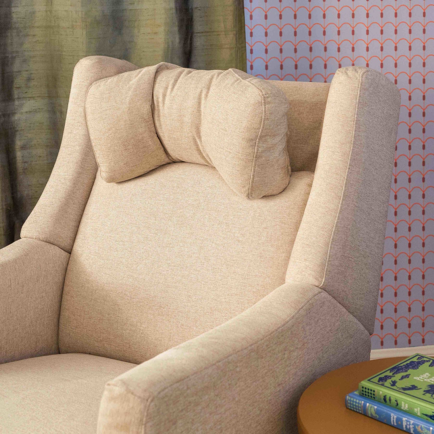 BABYLETTO KIWI DELUXE POWER RECLINER & SWIVEL GLIDER WITH HEAT AND MASSAGE