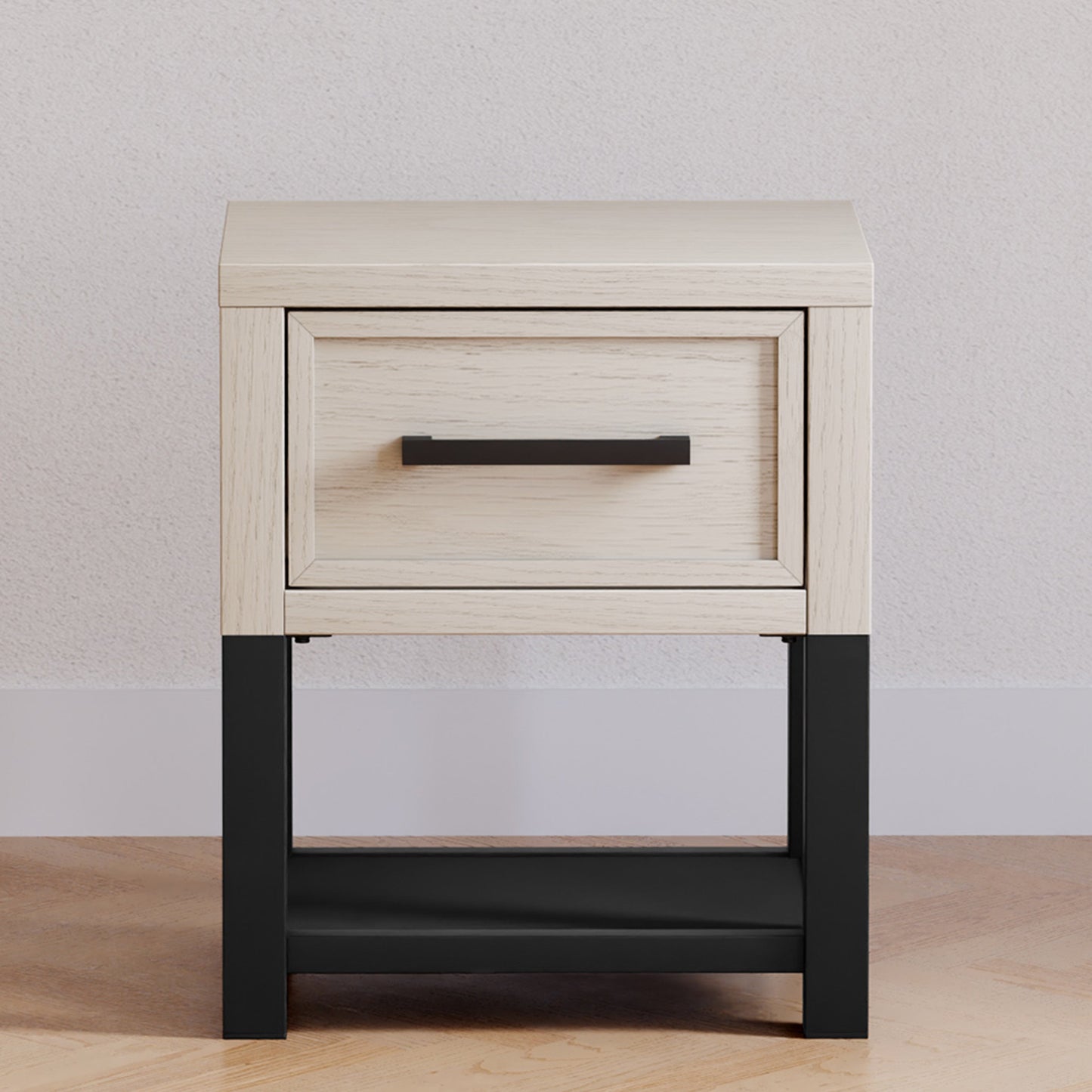 Newbern Nightstand, Assembled in Driftwood
