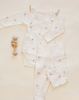 QUINCY MAE SIDE SNAP BODYSUIT + PANT SET SHEEP