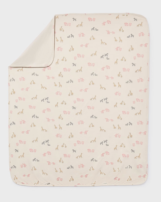 MAYORAL PRINTED BABY BLANKET ORCHID