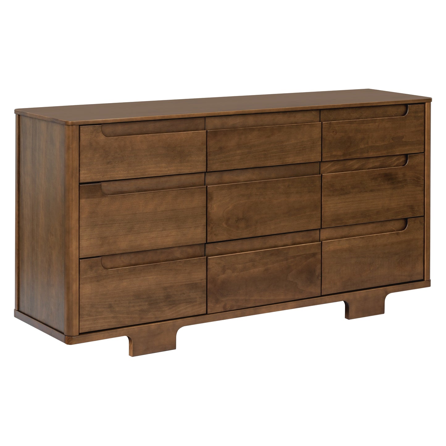 Yuzu 9-Drawer Dresser, Assembled in Natural Walnut