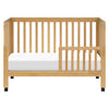 Maki Full-Size Folding Crib w/ Toddler Bed Conversion Kit in Honey