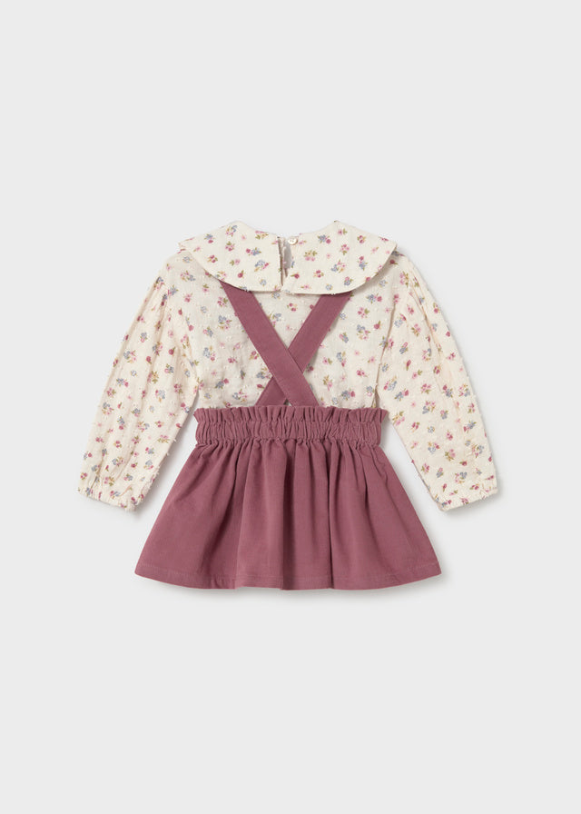 MAYORAL BABY SKIRT AND BLOUSE SET