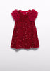 ABEL & LULA GIRL SEQUIN AND TULLE DRESS