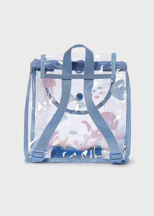 MAYORAL CLEAR BACKPACK - BLUE
