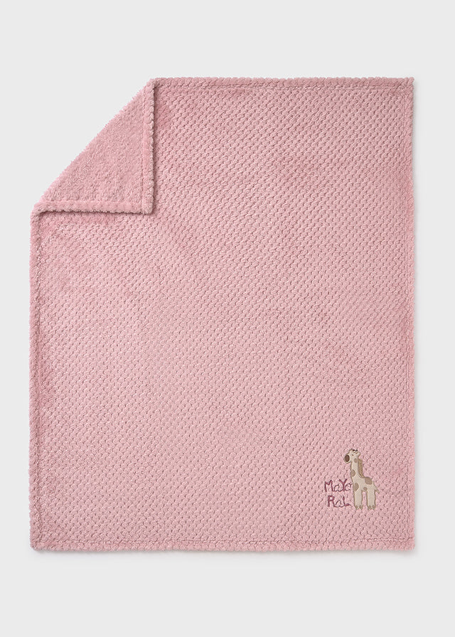 MAYORAL BABY PLUSH BLANKET - PINK