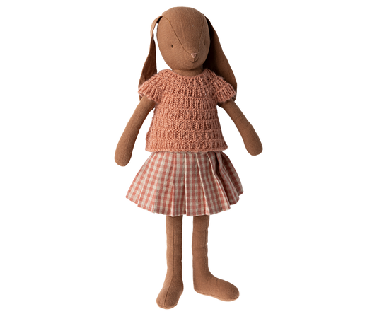 MAILEG BUNNY, SUZE 3 - KNITTED SHIRT & SKIRT