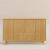 Pogo Tambour Assembled Dresser in Olive