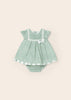 MAYORAL LINEN DRESS- MINT