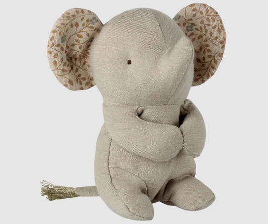 MAILEG LULLABY FRIENDS, ELAPHANT, MINI - IRON GREY