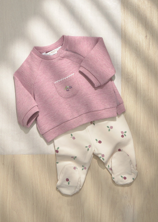 MAYORAL GIRL PANTS AND SWEATSHIRT SET